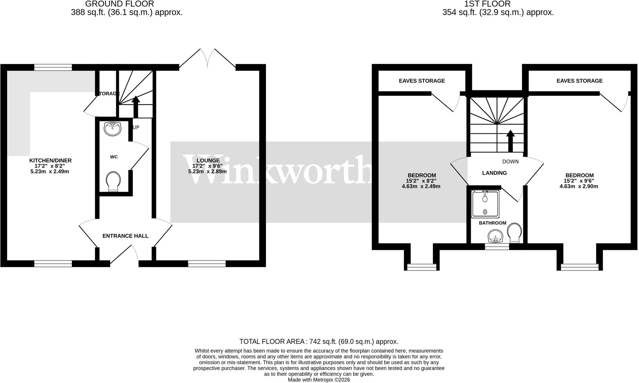 Clere Close, Wymondham, Norwch, Norfolk, NR18 floorplan