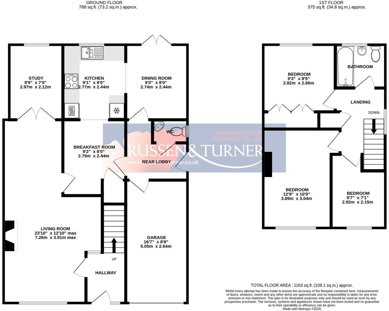 An extended family home on Castle Close in King's Lynn floorplan