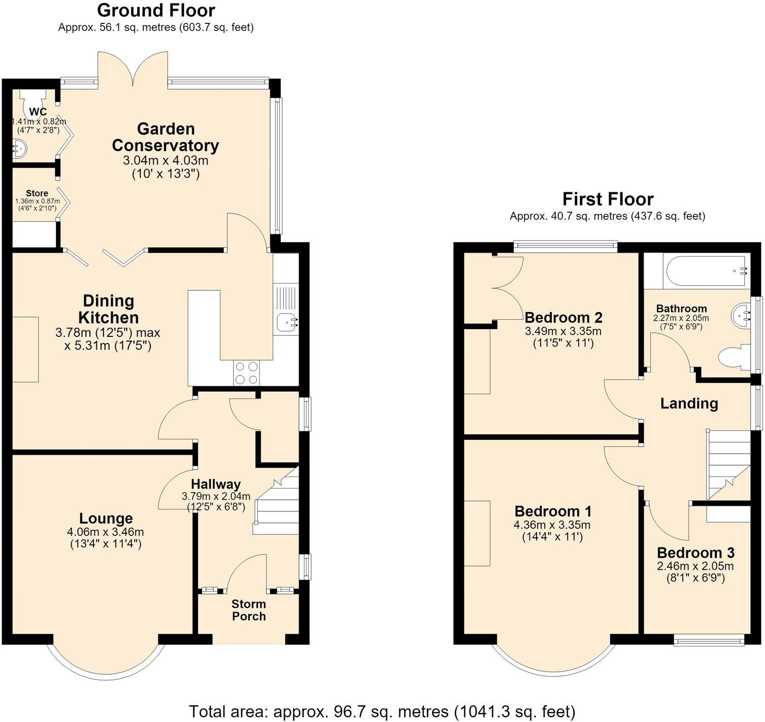Outwoods Drive, Loughborough, LE11 floorplan