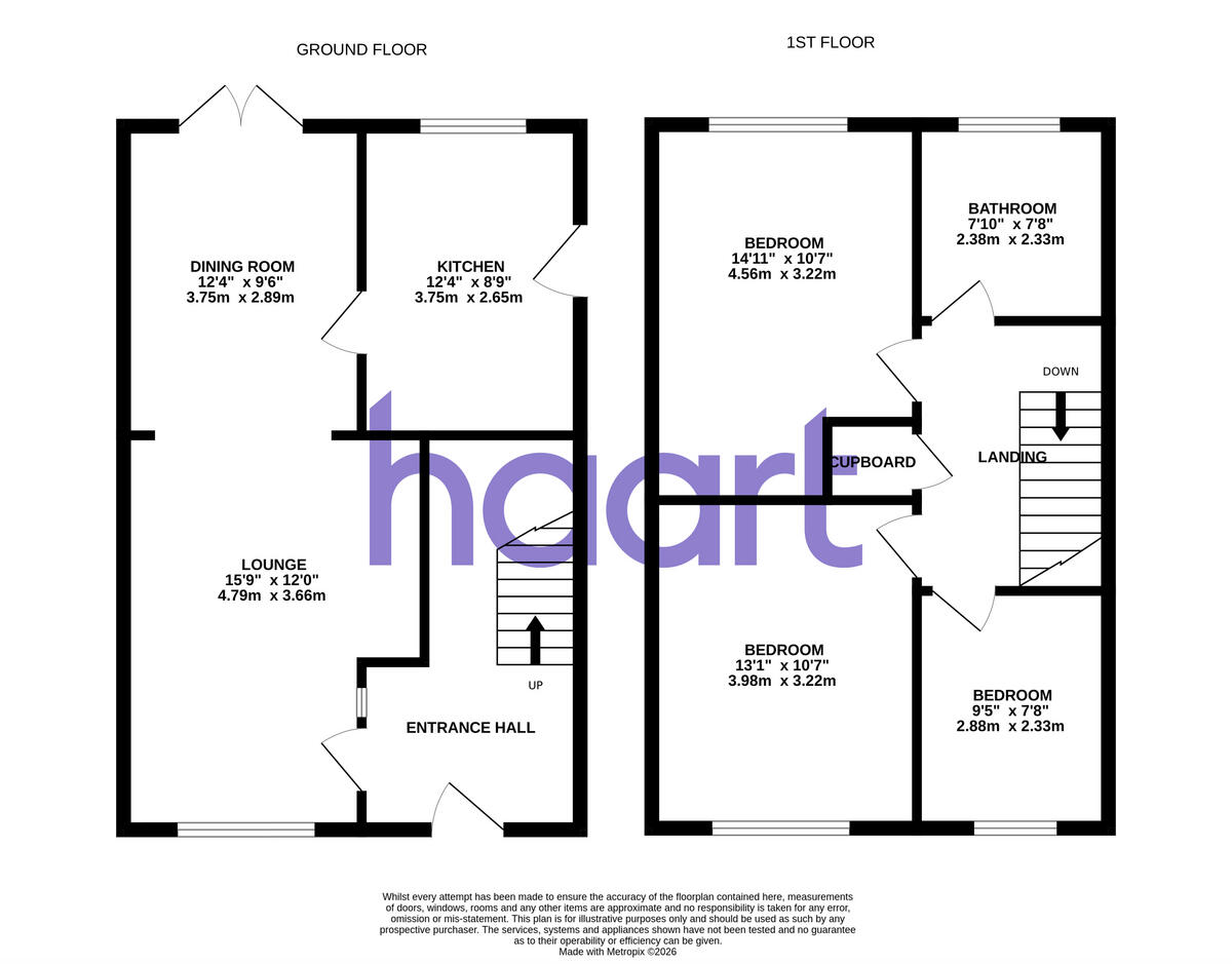 Knights Close, Leicester floorplan