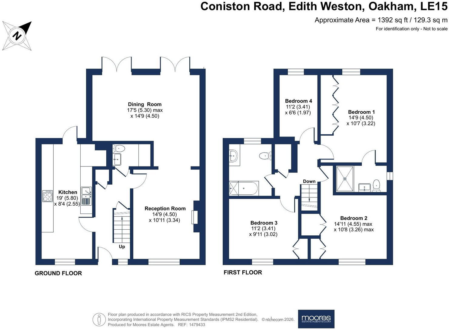 Coniston Road, Edith Weston floorplan
