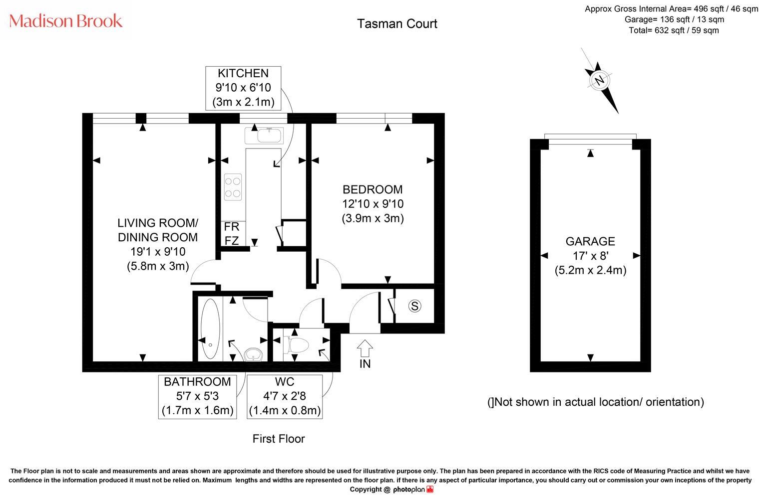 Tasman Court, Sunbury-On-Thames floorplan