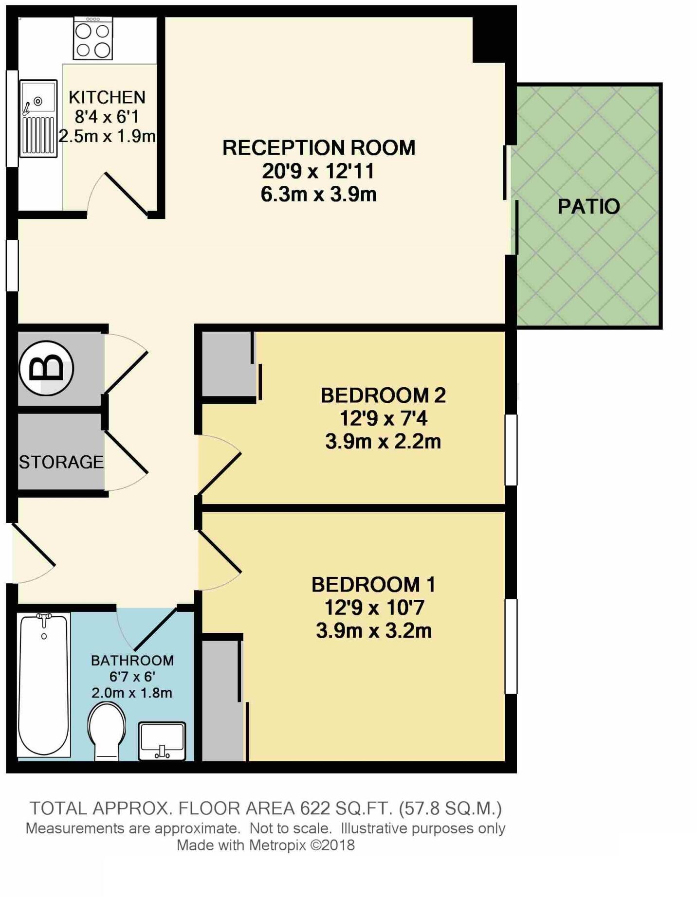 Baring Road London SE12 floorplan