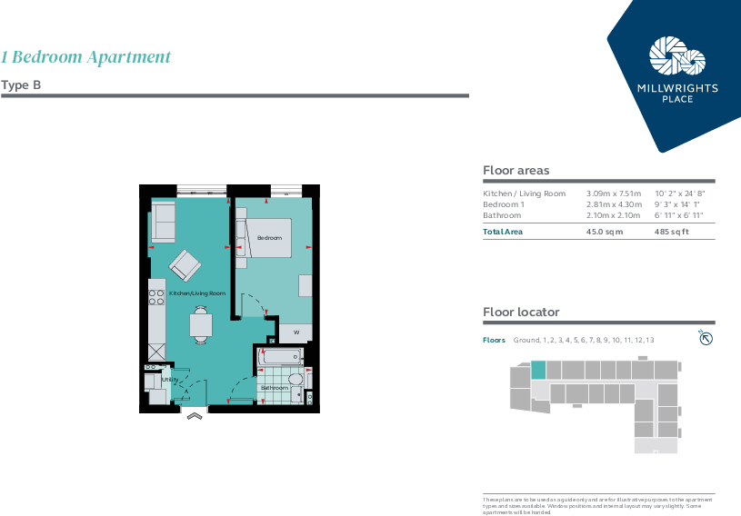 Millwrights Place, Bristol Bristol BS1 floorplan