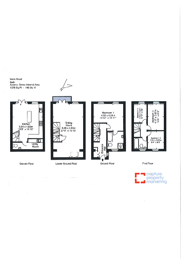 Wellsway, Bath floorplan