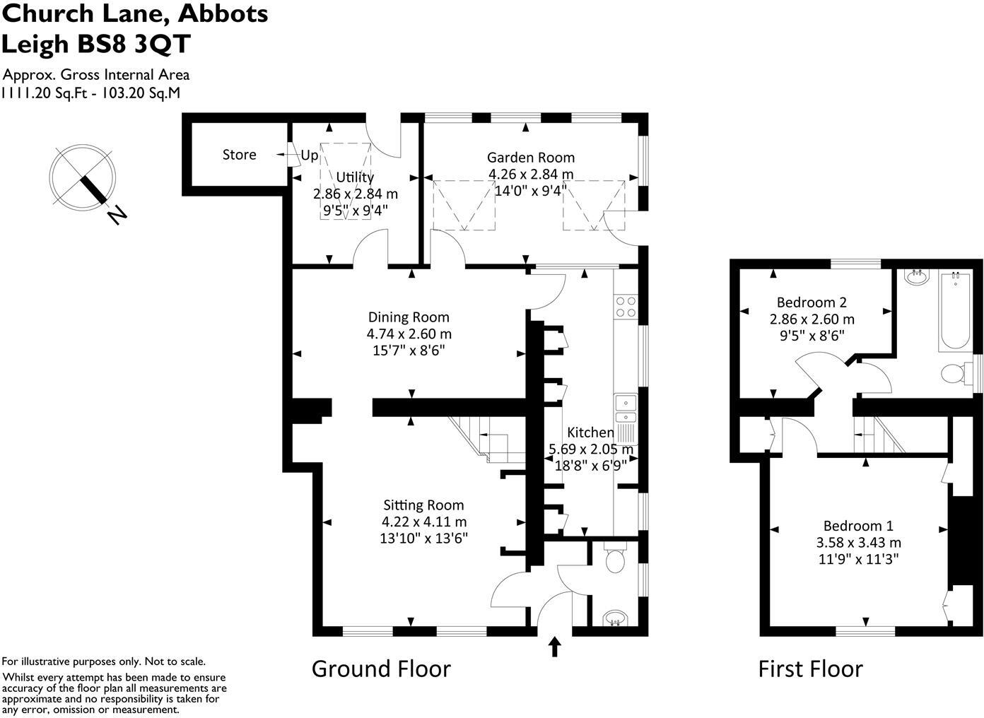 Church Road, Abbots Leigh, Bristol, BS8 floorplan