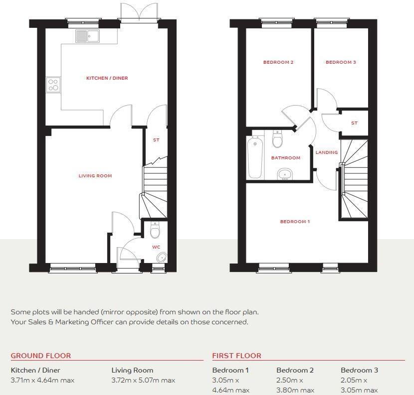 Hartshorne, 
Derbyshire, 
DE11 7EY floorplan