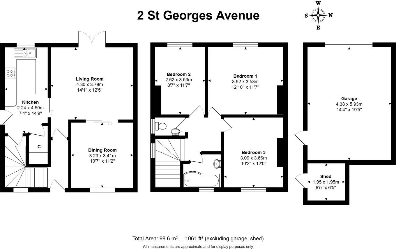 St. George's Avenue, Newbury, RG14 floorplan