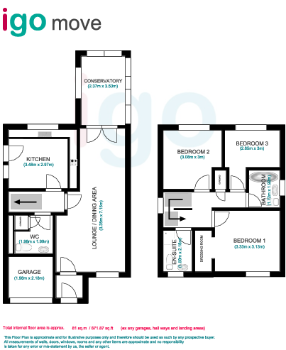 Thornbury Close, Hartlepool floorplan