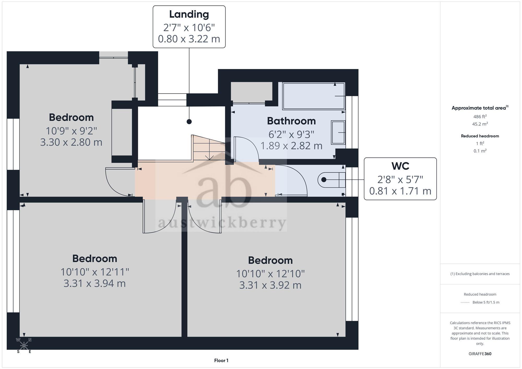 Wimborne Avenue, Ipswich floorplan