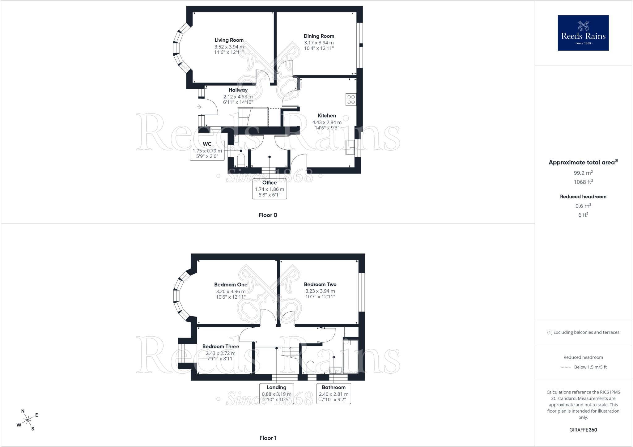 Lynton Walk, Rhyl, Denbighshire, LL18 floorplan