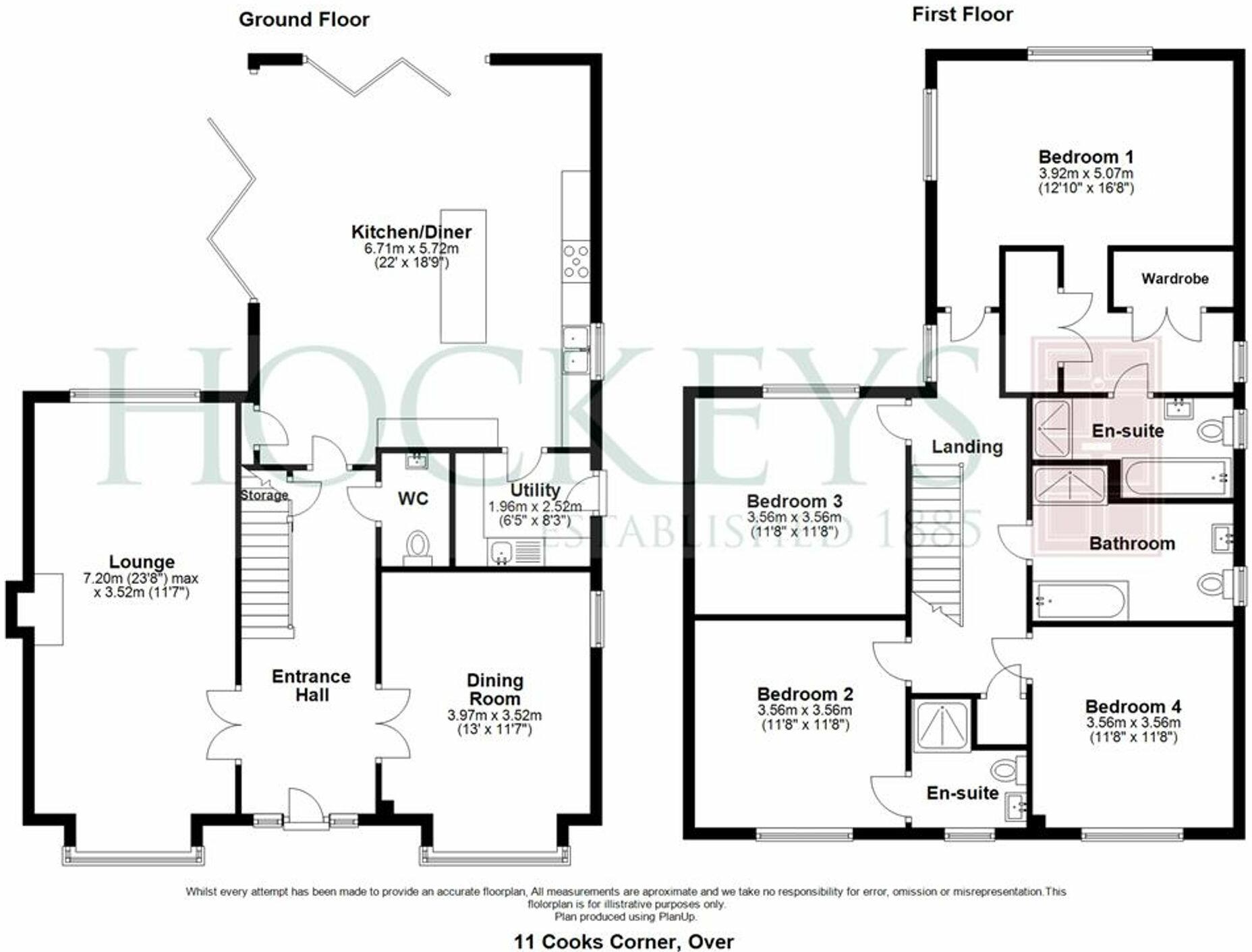 Fen End, Over, CB24 floorplan