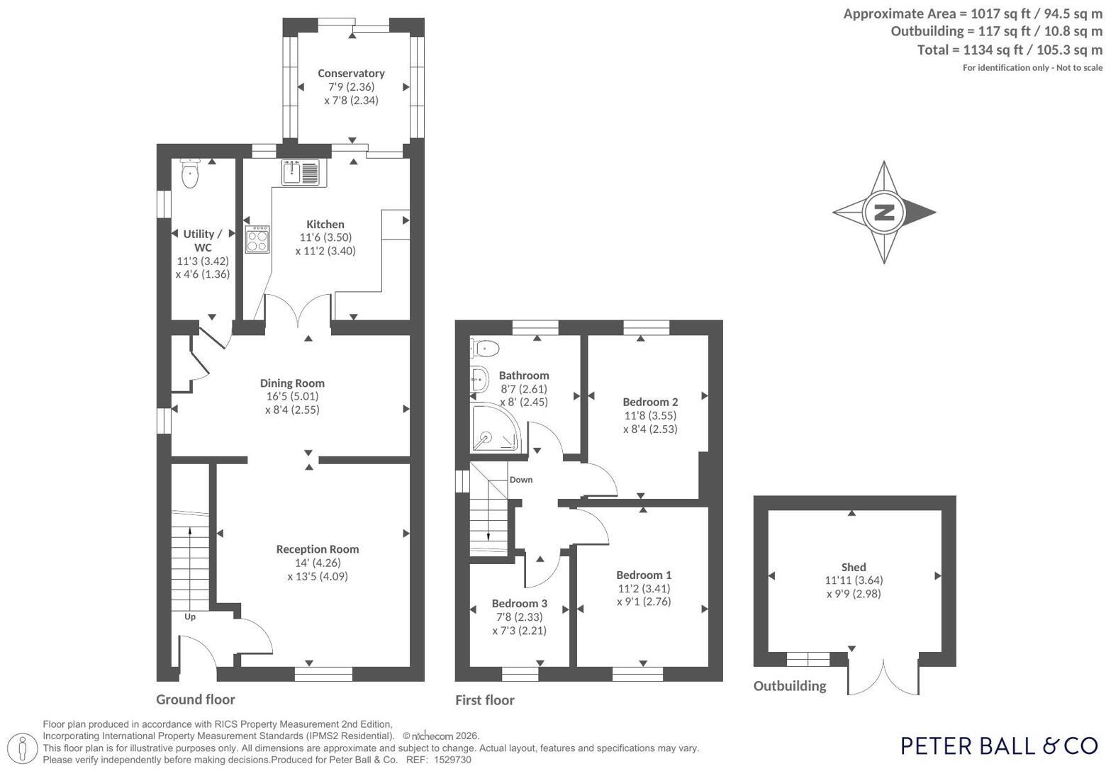 Margarets Road, Tewkesbury, Gloucestershire floorplan