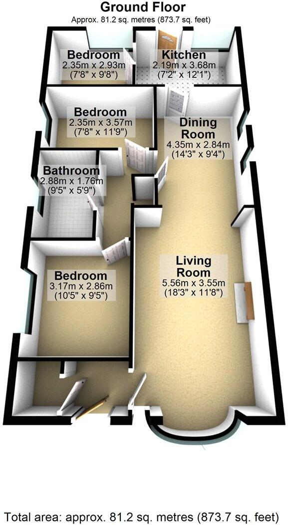 Old Brook Close, Shaw, Oldham, Greater Manchester, OL2 floorplan