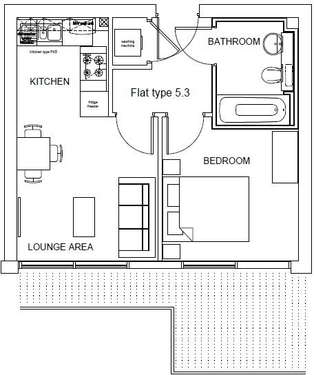 Lanterns Way, Canary Wharf floorplan