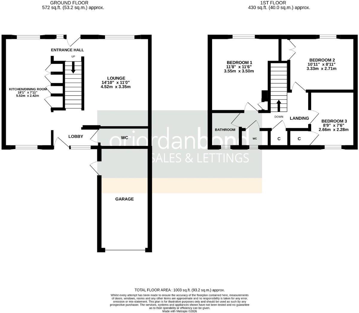 Clee Rise, Duston, Northampton NN5 floorplan