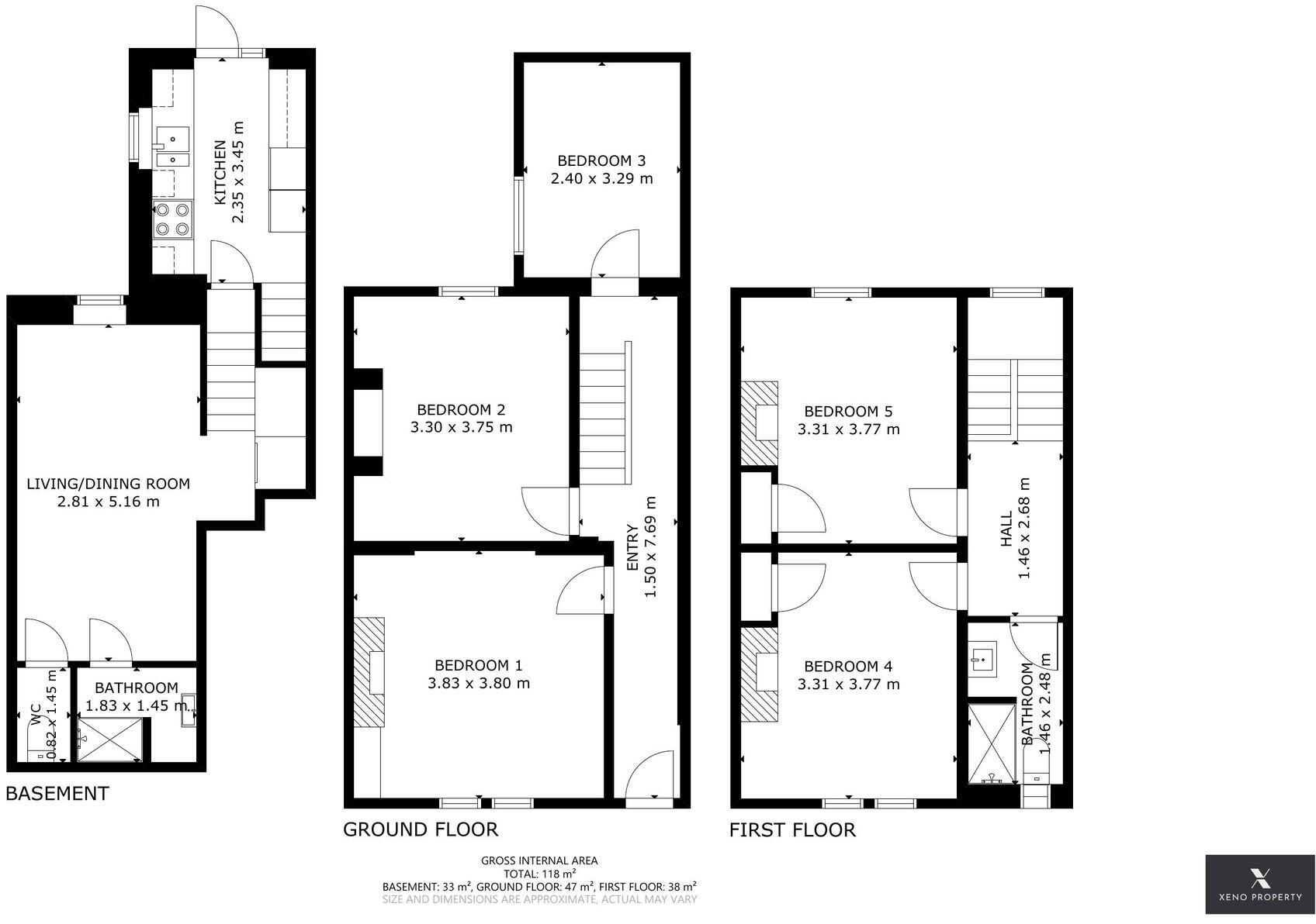 Osborne Villas, Bristol, BS2 floorplan