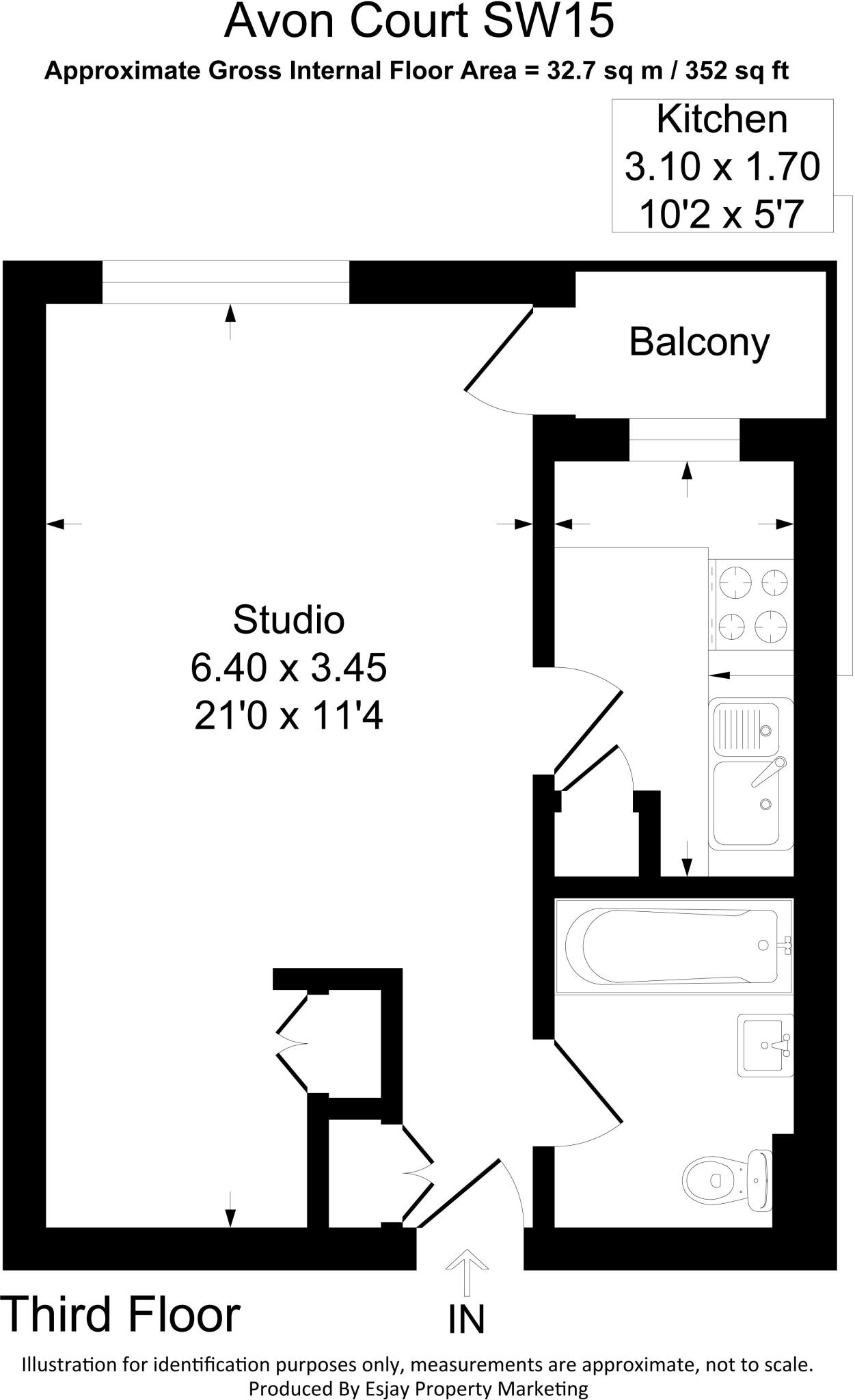 Keswick Road, London, SW15 floorplan