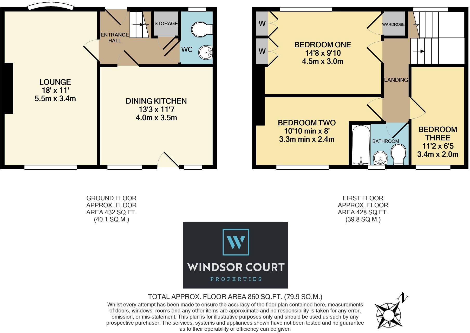 Stockwell Avenue, Knaresborough, North Yorkshire, HG5 floorplan