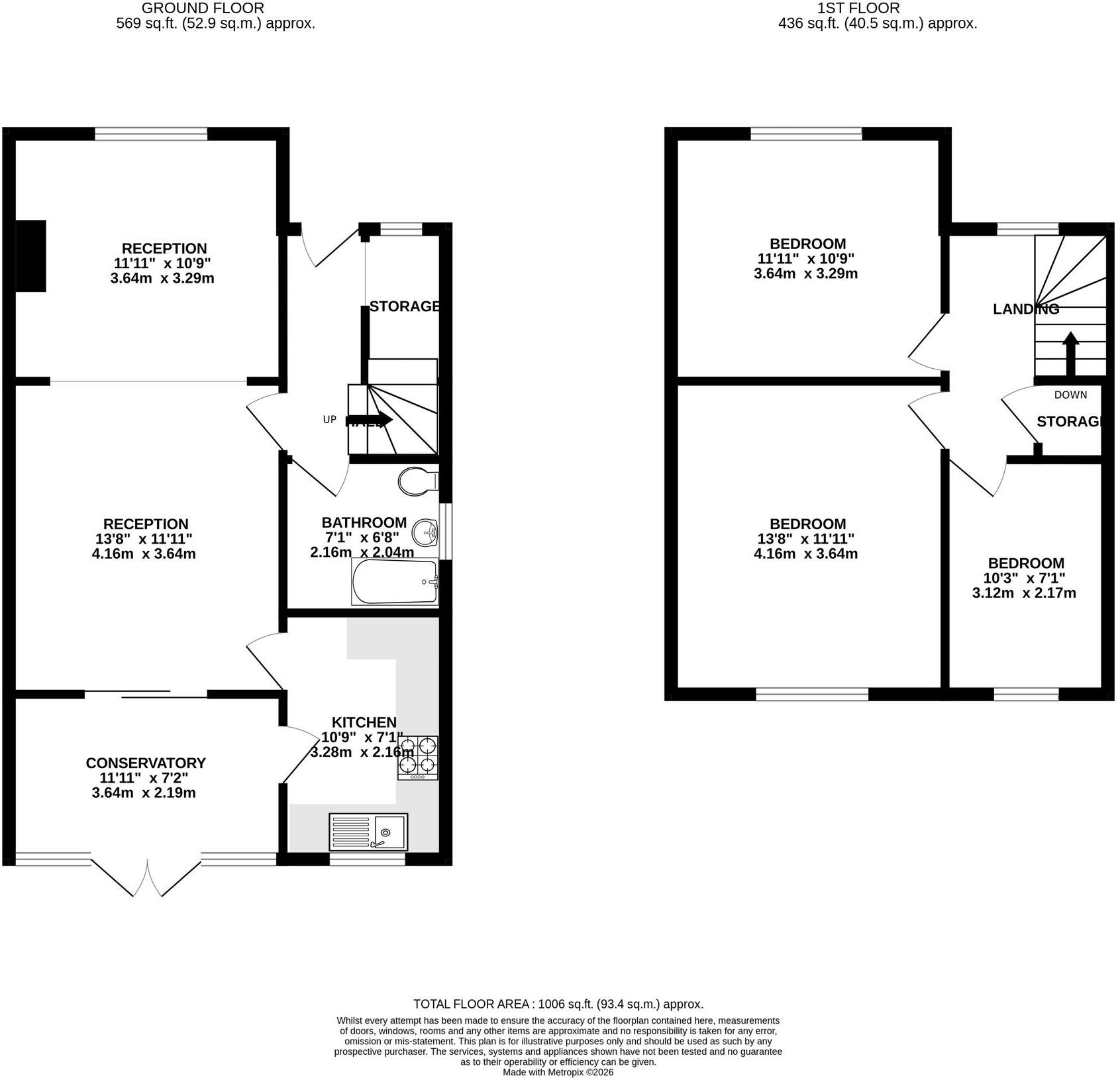 Baker Street, Burton-On-Trent, DE15 floorplan