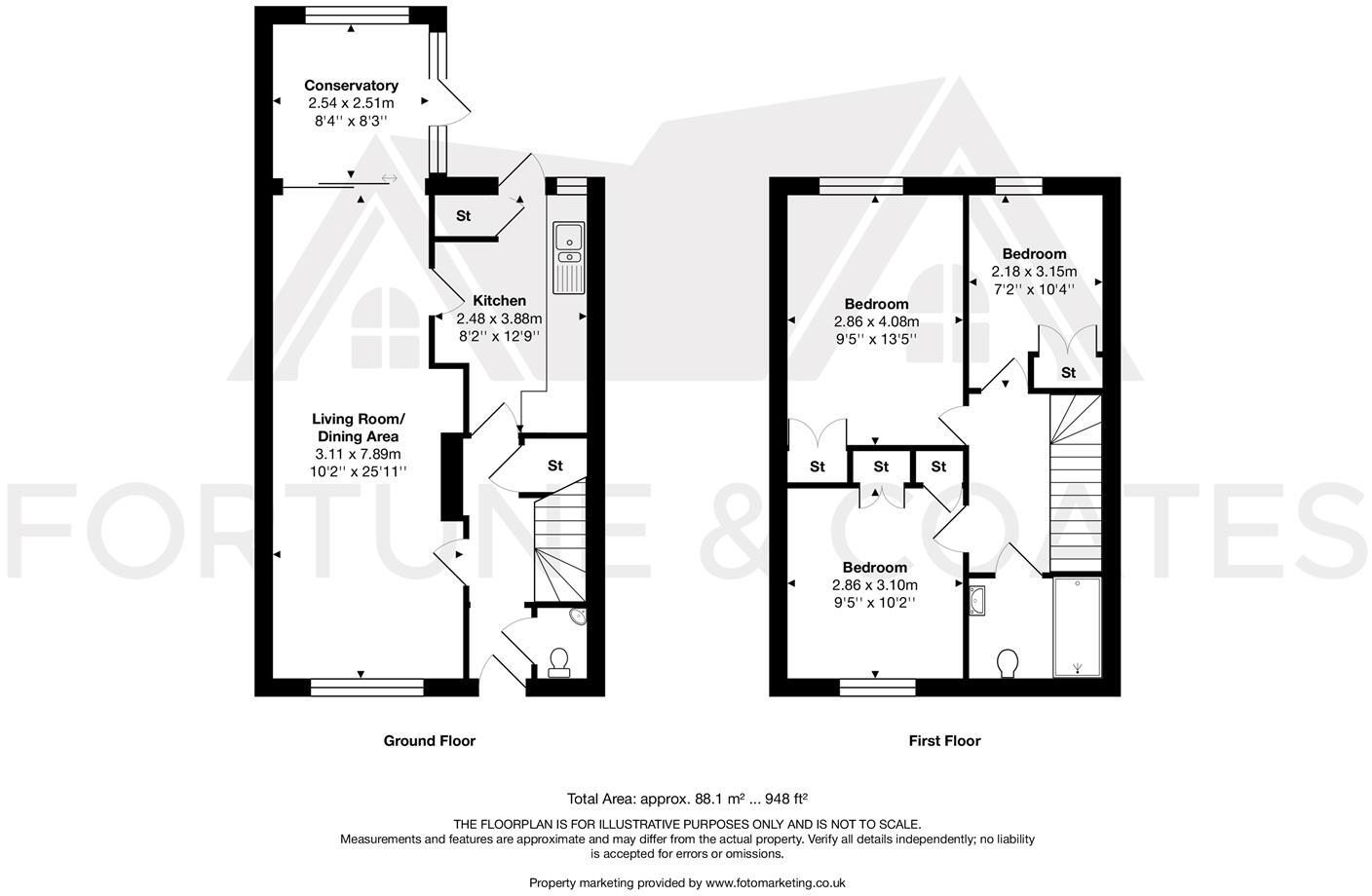 Hollyfield, Harlow floorplan