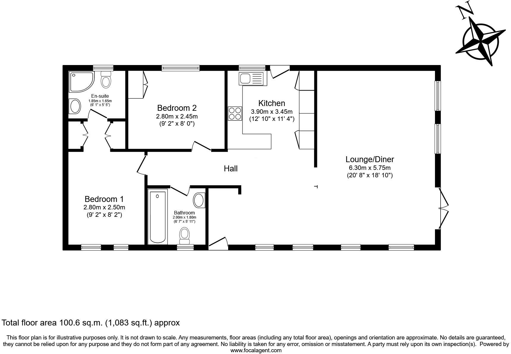 Woolacombe, Devon, EX34 floorplan