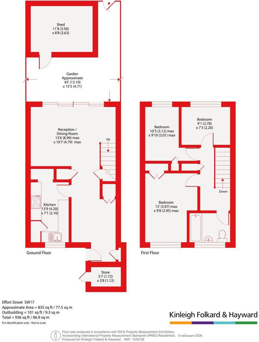 Effort Street, Tooting, London, SW17 floorplan