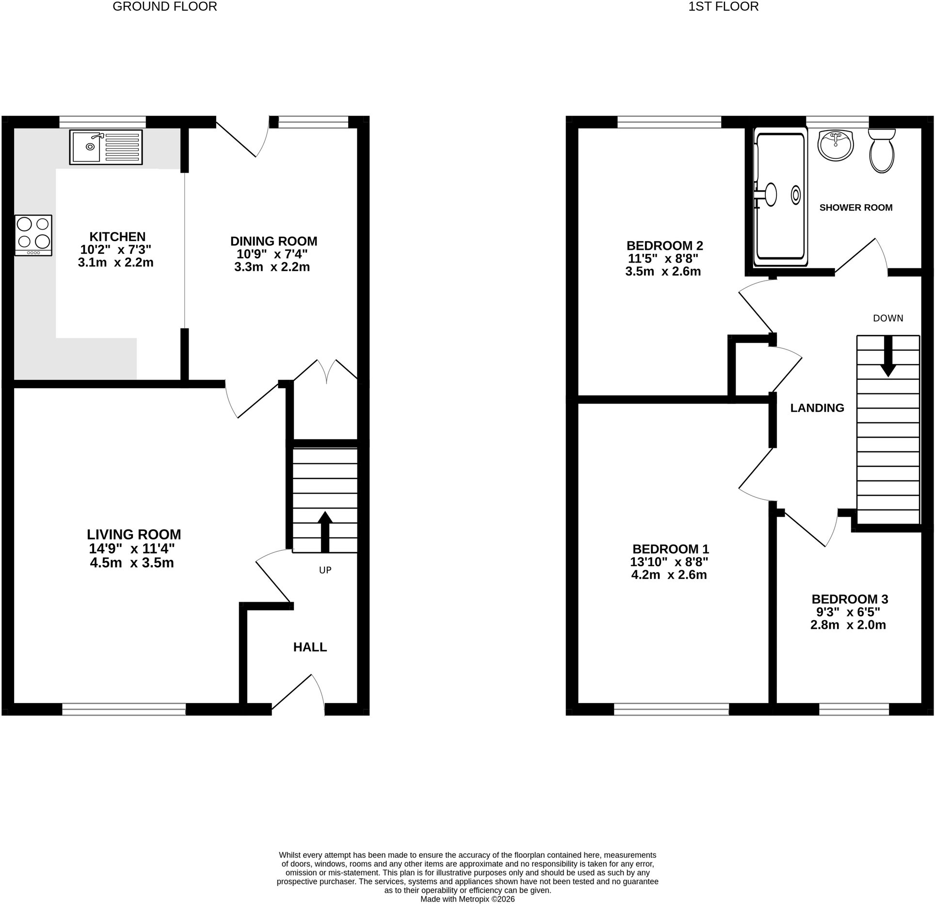 Sheringham Road, Worcester, Worcestershire. floorplan