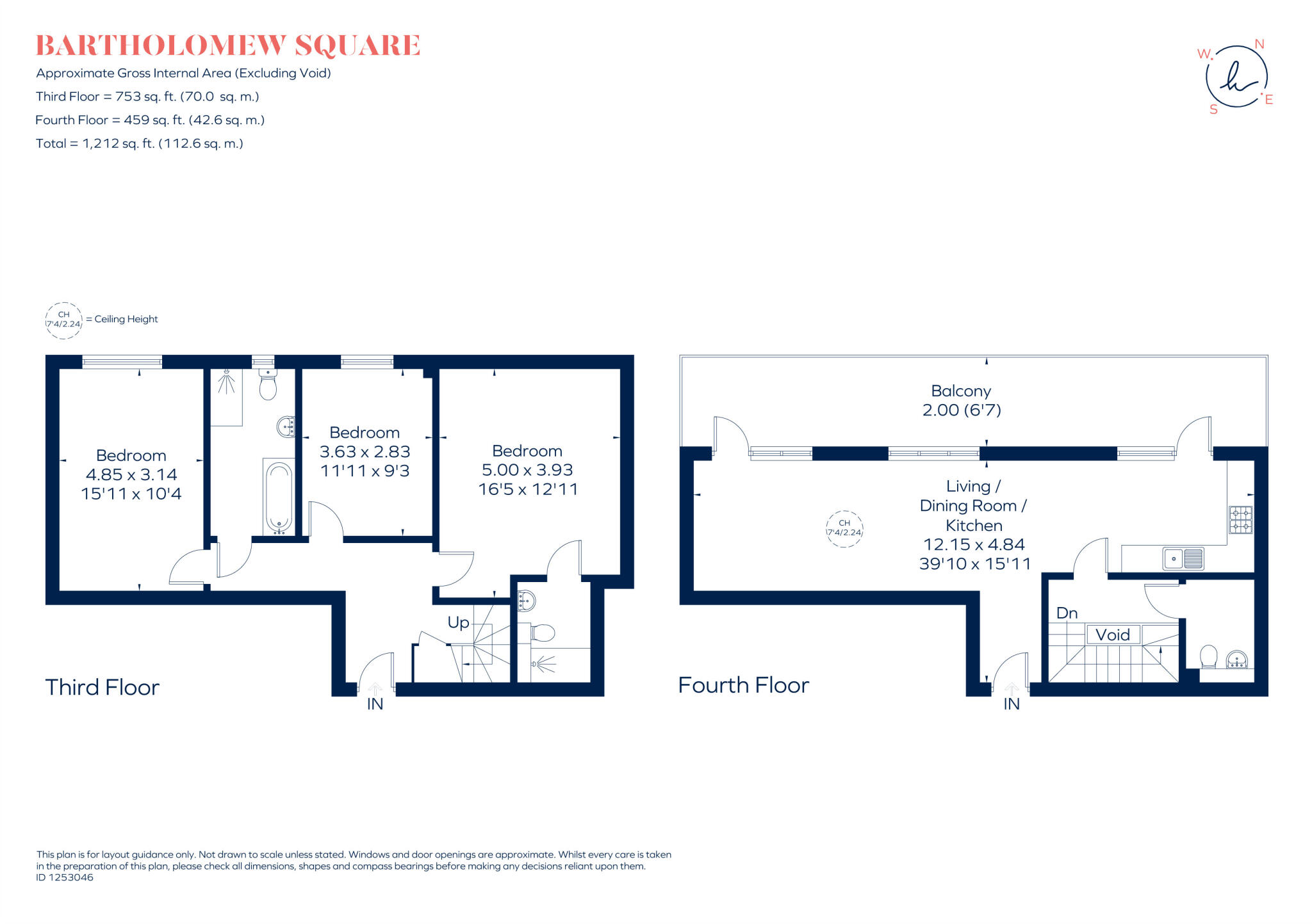 24 Bartholomew Square, London, EC1V floorplan