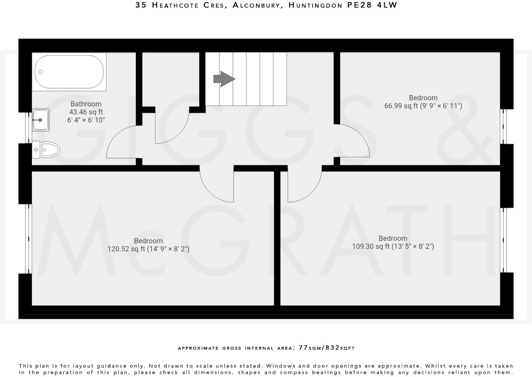 Heathcote Crescent, Alconbury Weald, Huntingdon, Cambridgeshire, PE28 4LW floorplan
