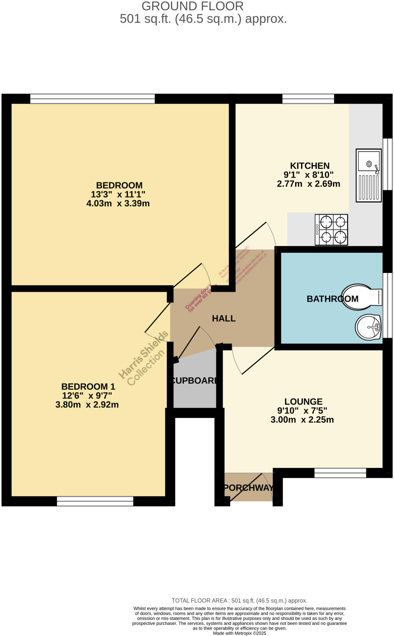 Caburn Close, Scarborough, North Yorkshire, YO12 floorplan
