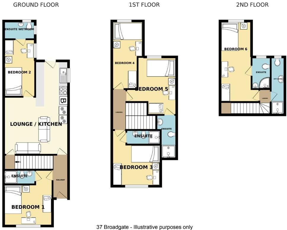 Broadgate, Beeston NG9 floorplan