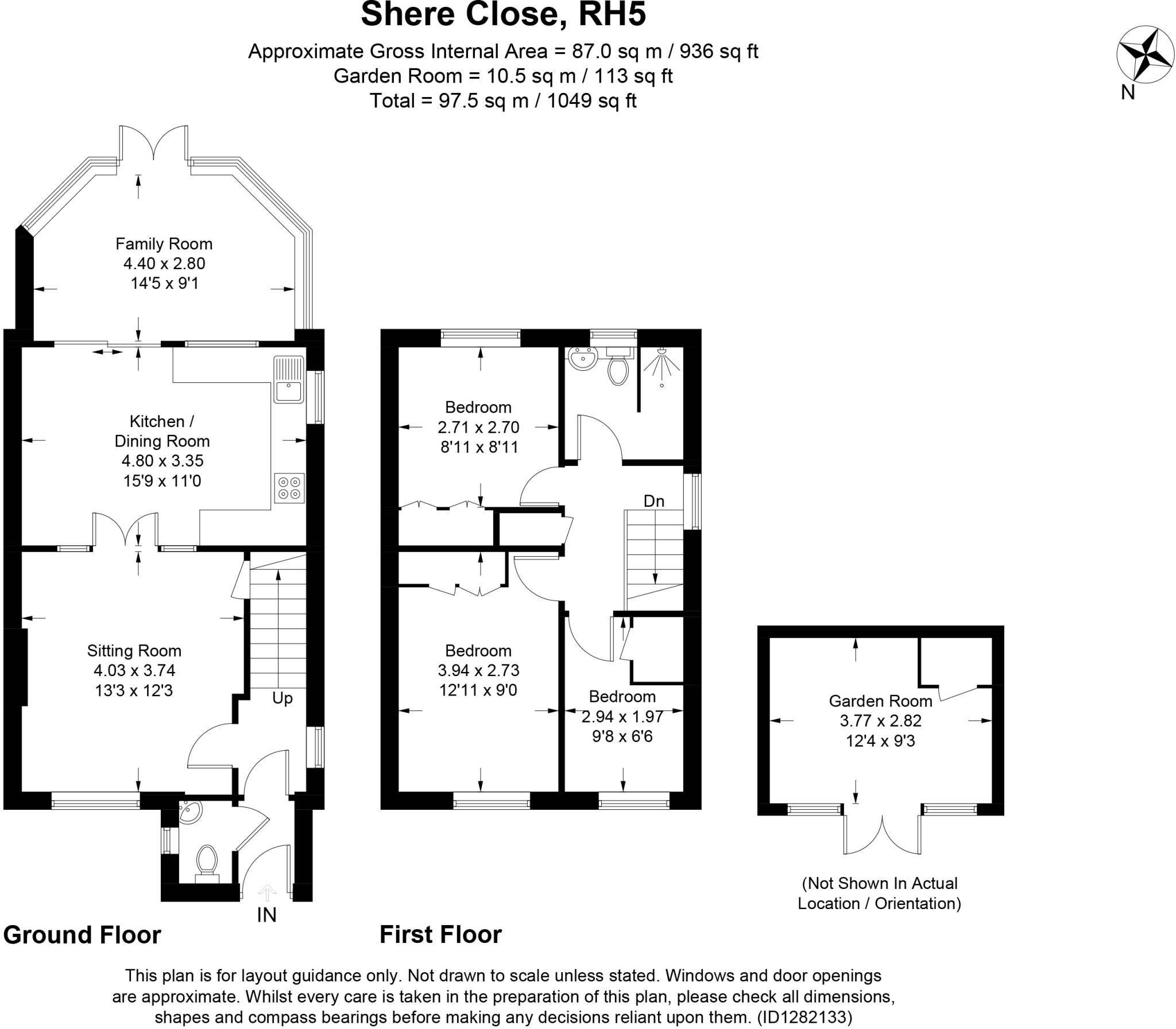 Shere Close, North Holmwood floorplan