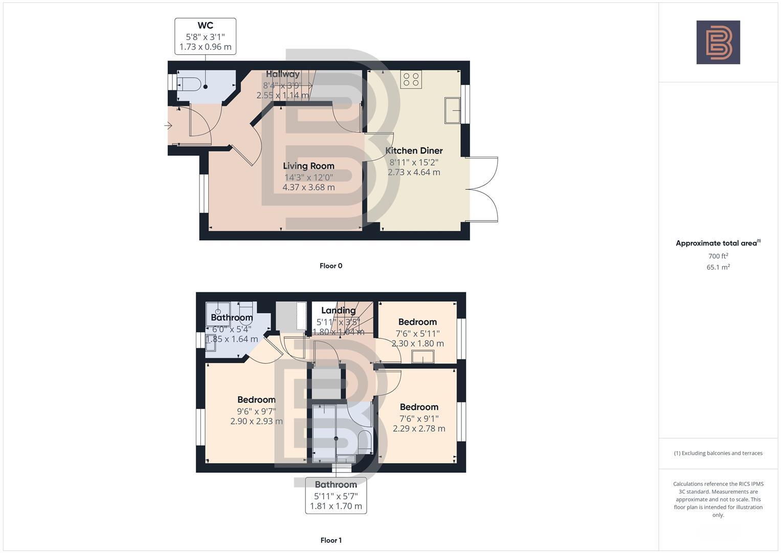 Vervain Drive, Coton Park, Rugby floorplan