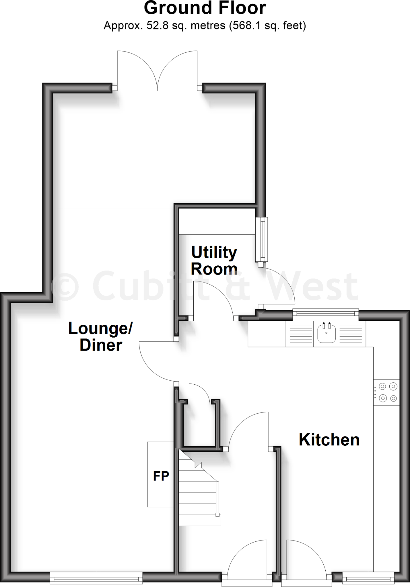 Cowley Drive, Woodingdean, Brighton, East Sussex floorplan