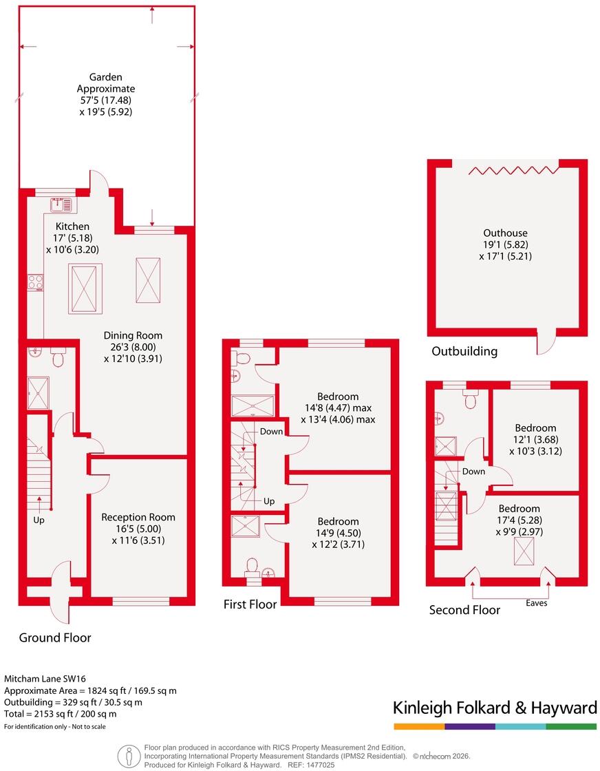 Mitcham Lane, Furzedown, SW16 floorplan