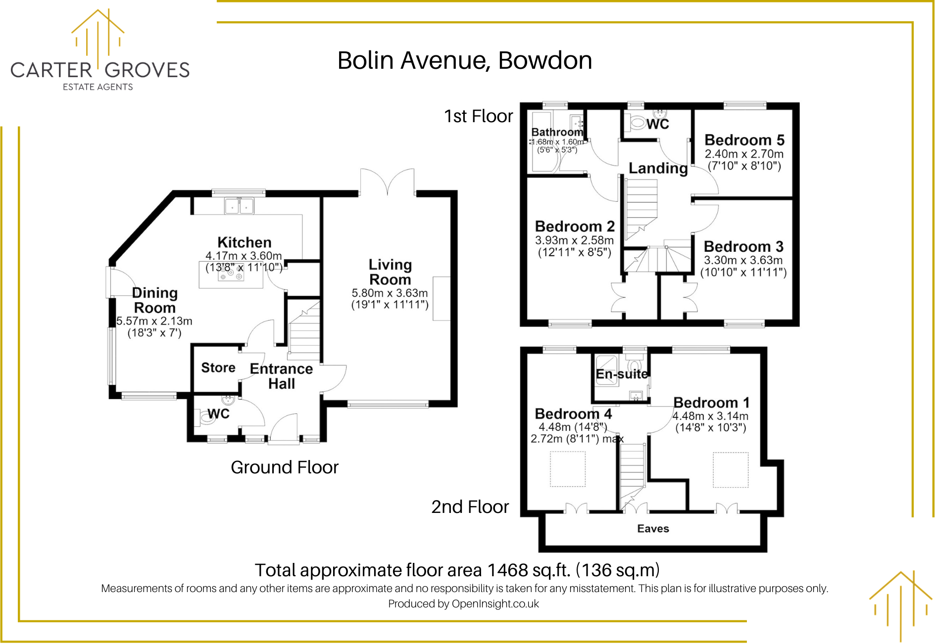 Bollin Avenue, Bowdon, Altrincham, Greater Manchester, WA14 floorplan