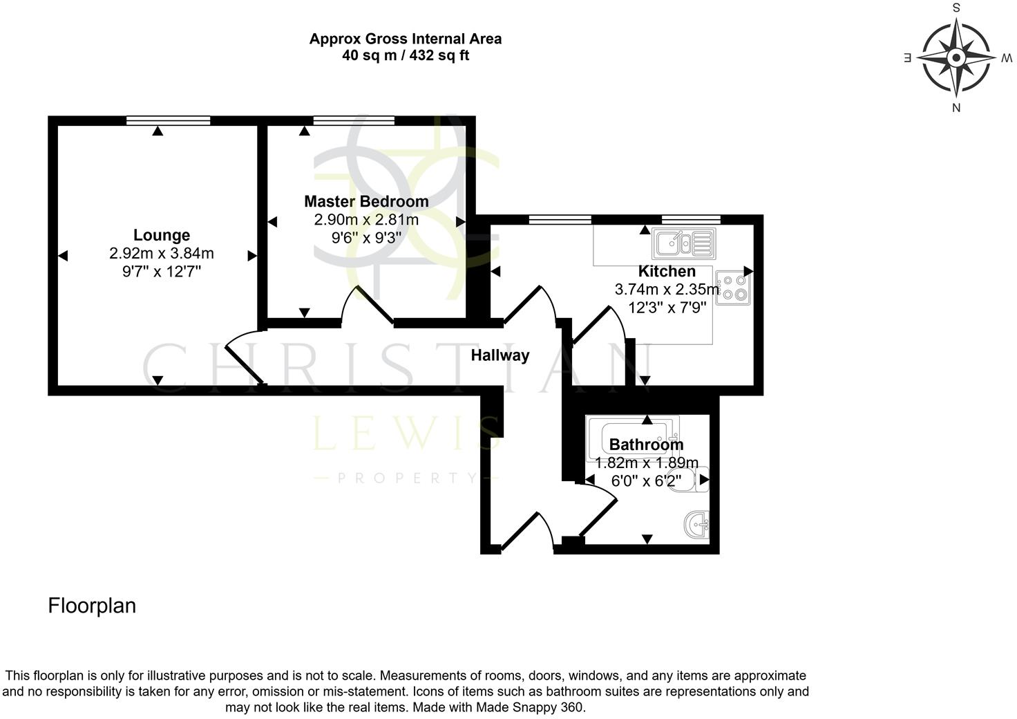 Kings Road, Evesham floorplan