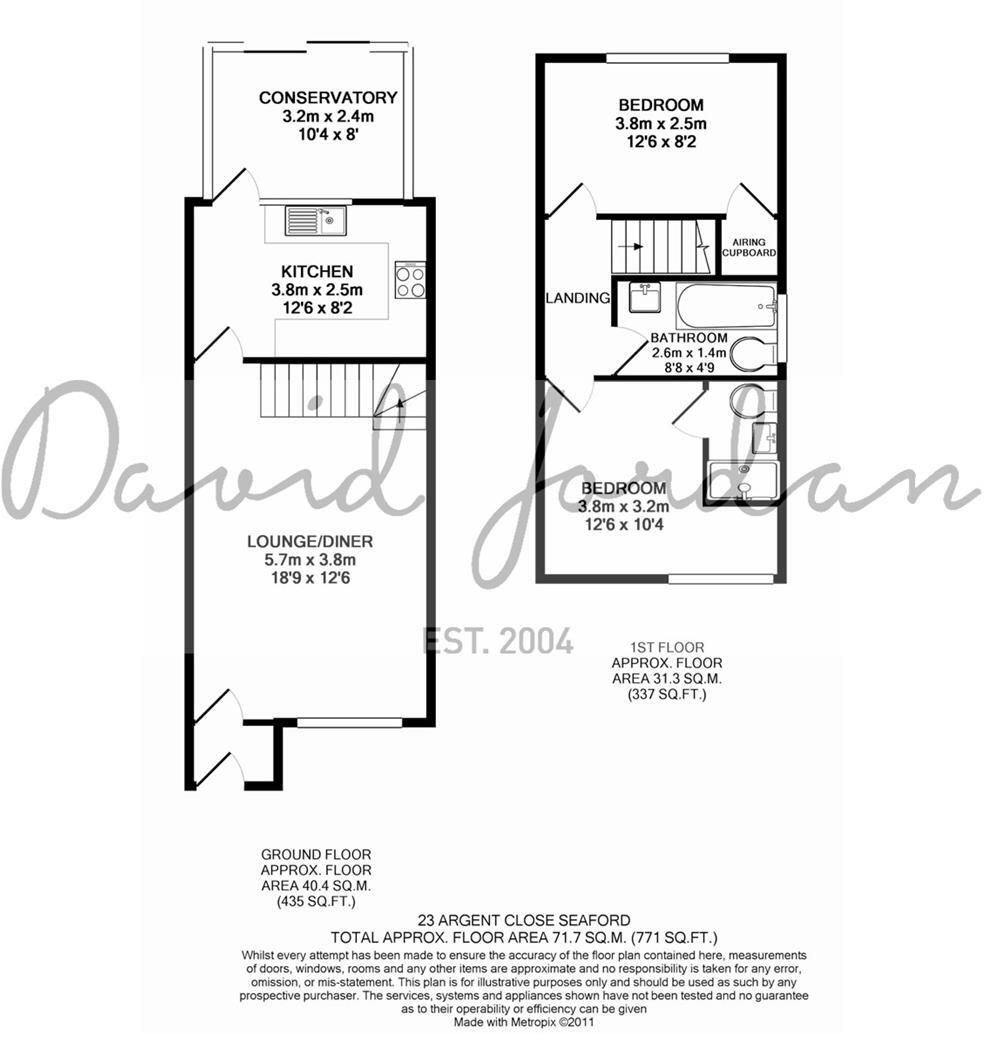 Argent Close, Seaford floorplan