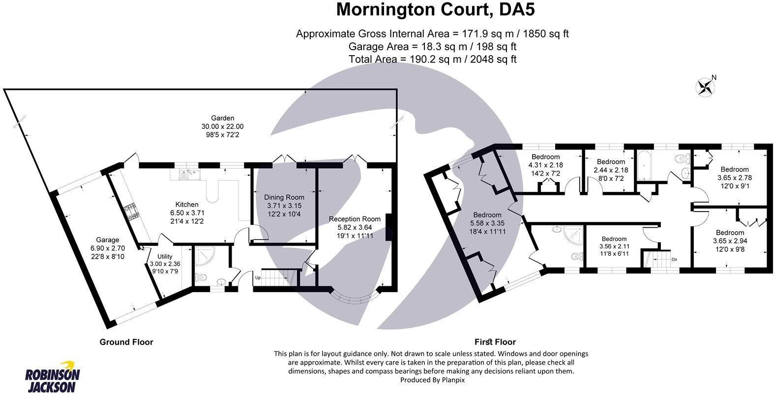 Mornington Court, Bexley, Kent, DA5 floorplan