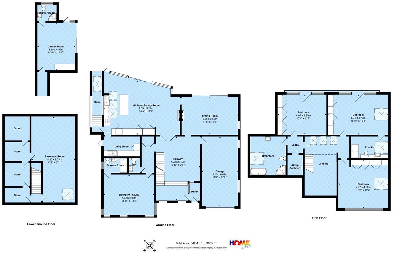 Montagu Road, Highcliffe, Christchurch, Dorset, BH23 floorplan