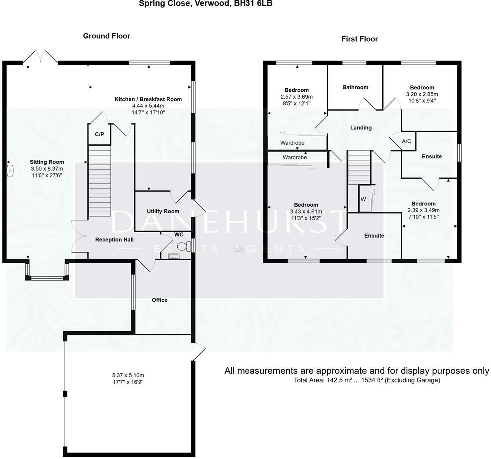 Spring Close, Verwood floorplan
