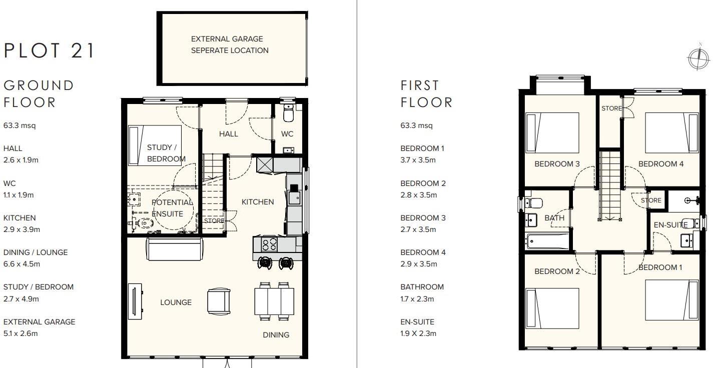 Velator, Braunton floorplan