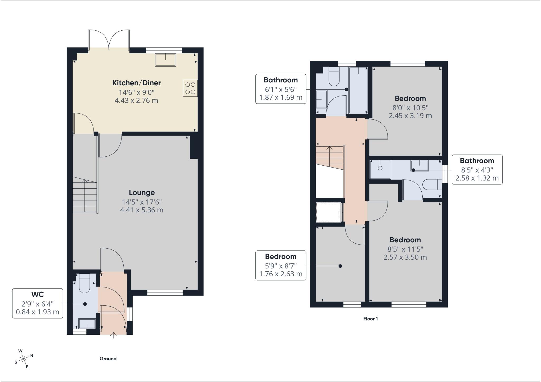 Oakfields, Tiverton, Devon, EX16 floorplan