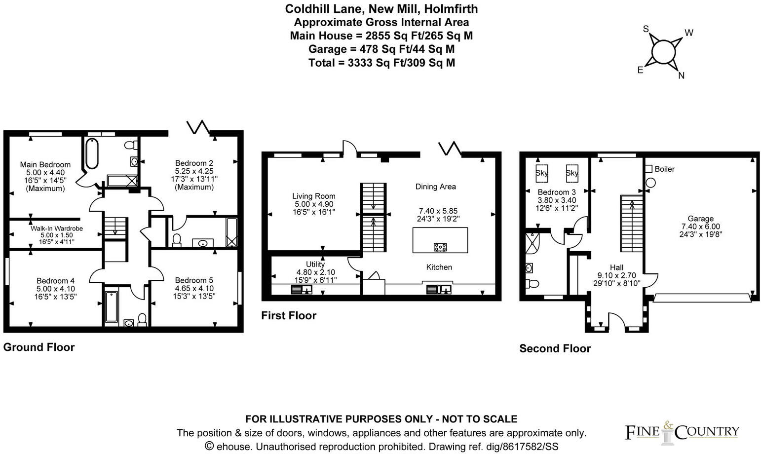 Cold Hill Lane, New Mill, Holmfirth, HD9 floorplan