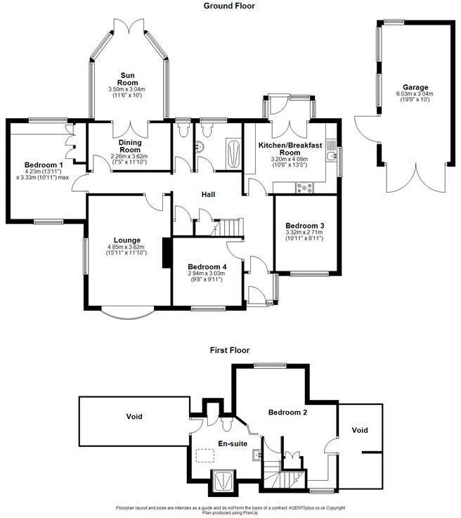 Wrenbury Heath Road, Sound, Near Nantwich floorplan