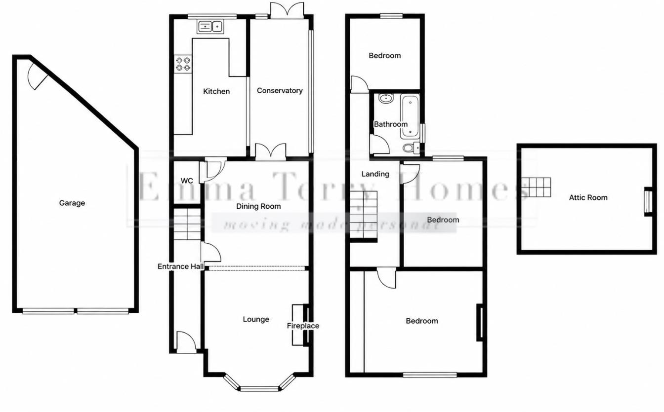 Redhill Road, Arnold, Nottingham floorplan
