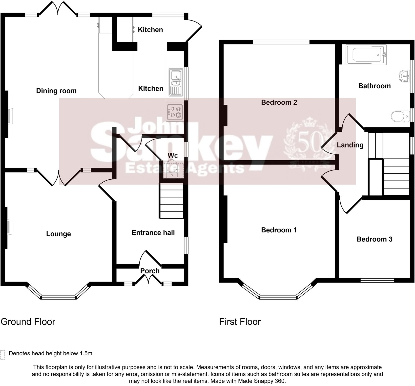 Leeming Lane North, Mansfield Woodhouse, NG19 floorplan