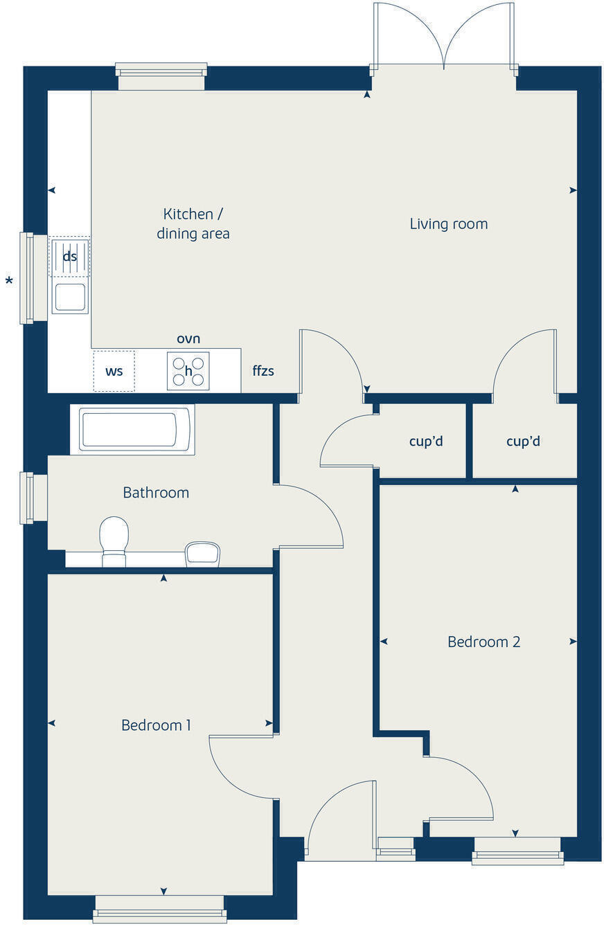 Bayes Avenue,
Coggeshall,
Essex
CO6 1ZN floorplan