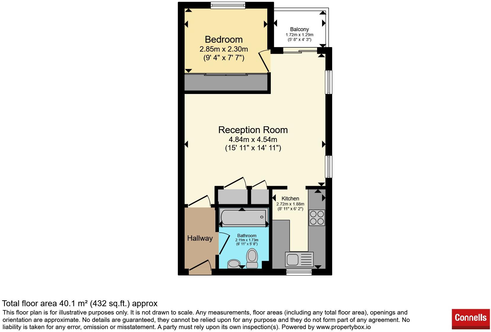 Sandhurst Road, Tunbridge Wells floorplan
